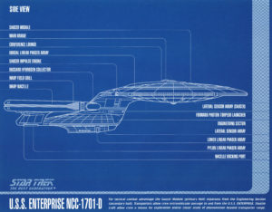 Star Trek Blueprint - Side View